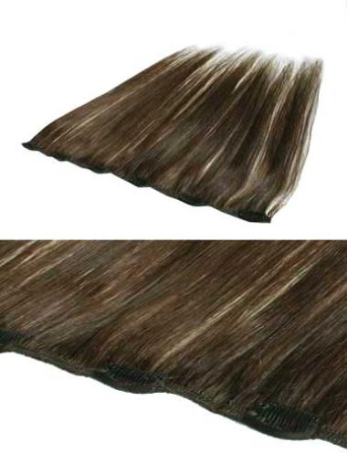 Halvin Ruskea Remy-Hiusta Suora Clip On Hiustenpidennykset