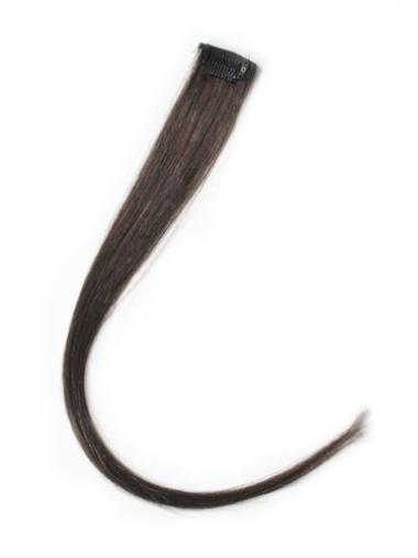 Ruskea Remy-Hiusta Suora Ylin Clip On Hiustenpidennykset