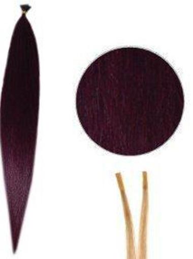 Punainen Remy-Hiusta Suora Vaivattoman Mikrorengaspidennykset