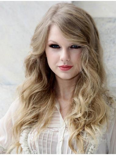 Erinomainen 24" Vaalea Synteettistä 100% Käsinsolmittuja Taylor Swift Peruukit