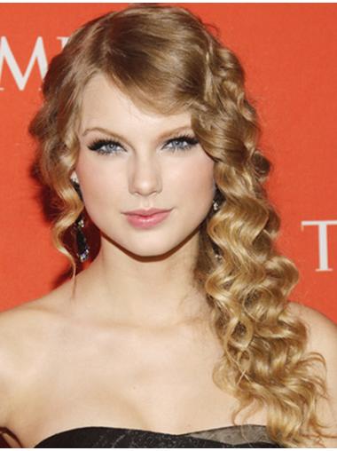 Sopiva 18" Vaalea Remy-Hiusta Lace Front Taylor Swift Peruukit